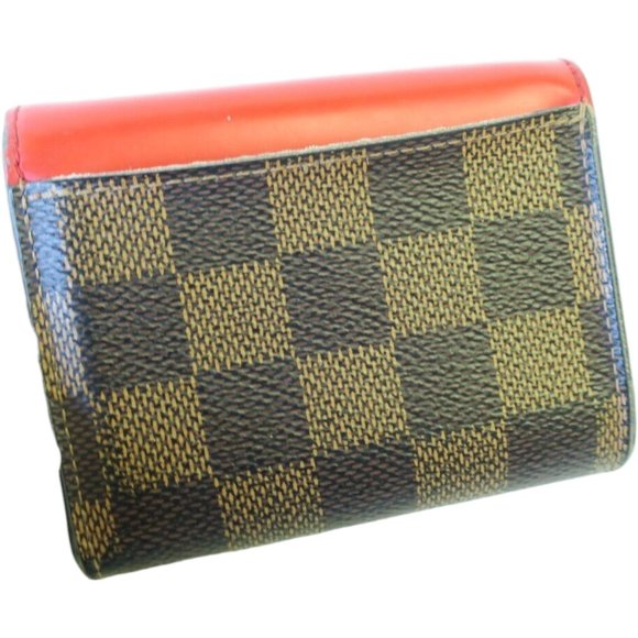 367188F V Louis Vuitton Wallet Zoe Trifold Brown Leather Monogram - Picture 2 of 8